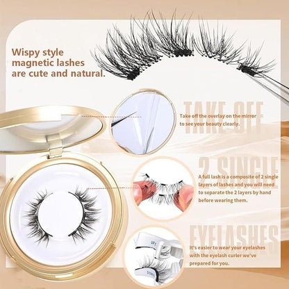 Magnetic Eyelashes (with free applicator) Pair of 1